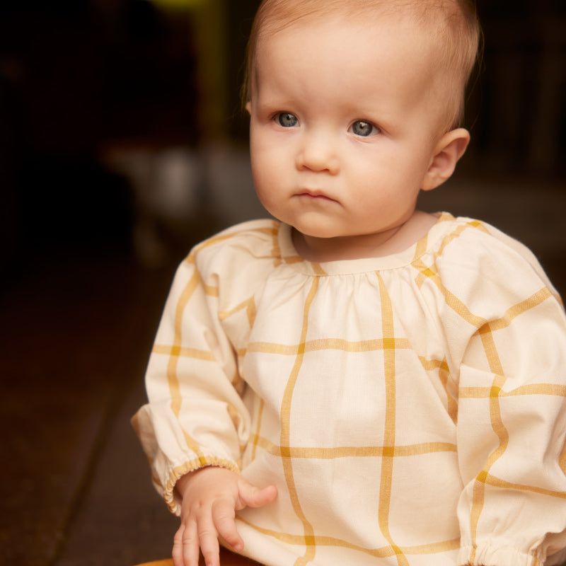 Nature Baby Meadow Bodysuit - Picnic Check