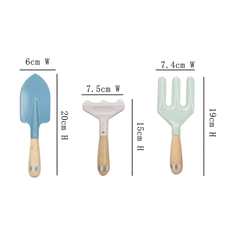 Garden Tool 3PC Set - Blue