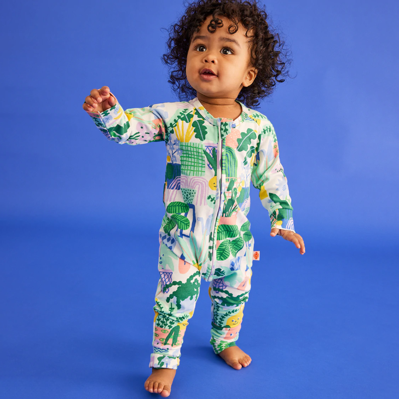 Halcyon Nights LS Zip Suit - Nursery Rhyme