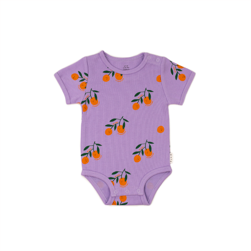 Olive & The Captain Clementine SS Bodysuit - Lilac
