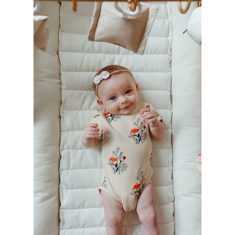 Olive + The Captain Wildflowers Bodysuit - Cream