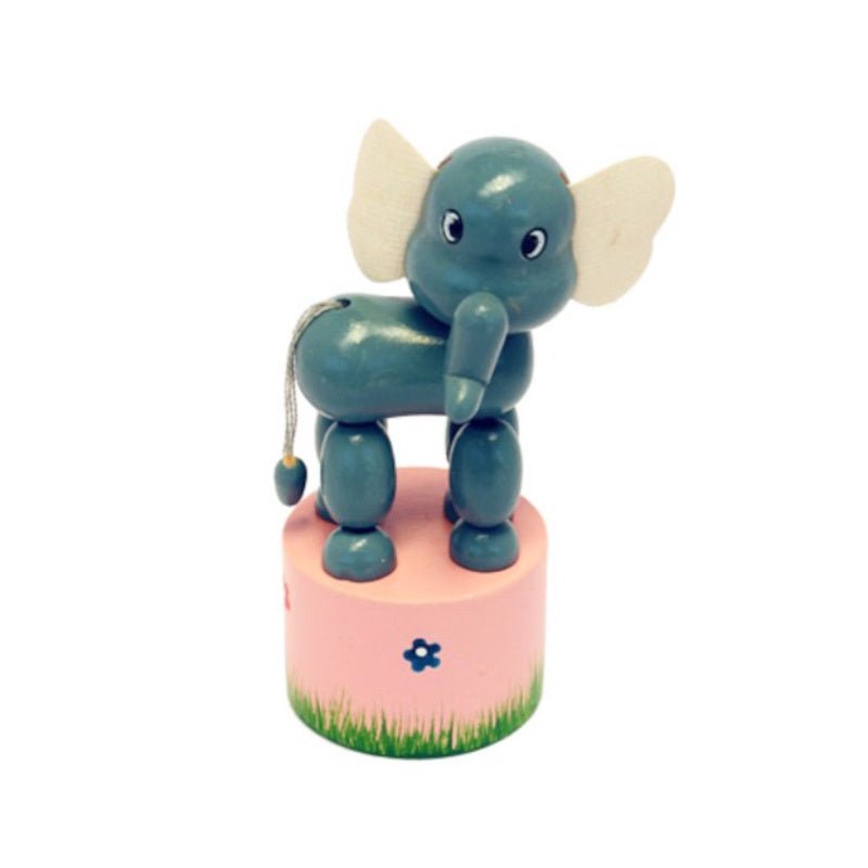 Push Toy - Grey Elephant