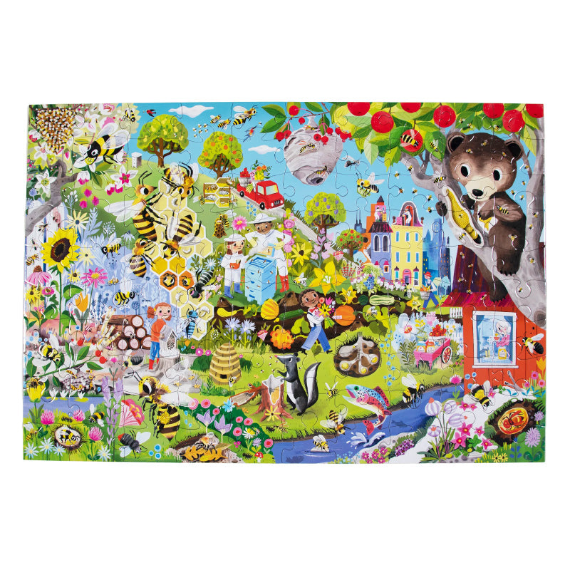 Eeboo 100 Pc Puzzle - Love of Bees