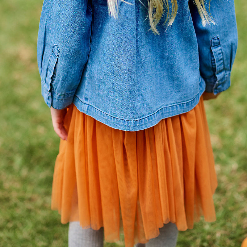 Peggy Harper Skirt - Peach Caramel