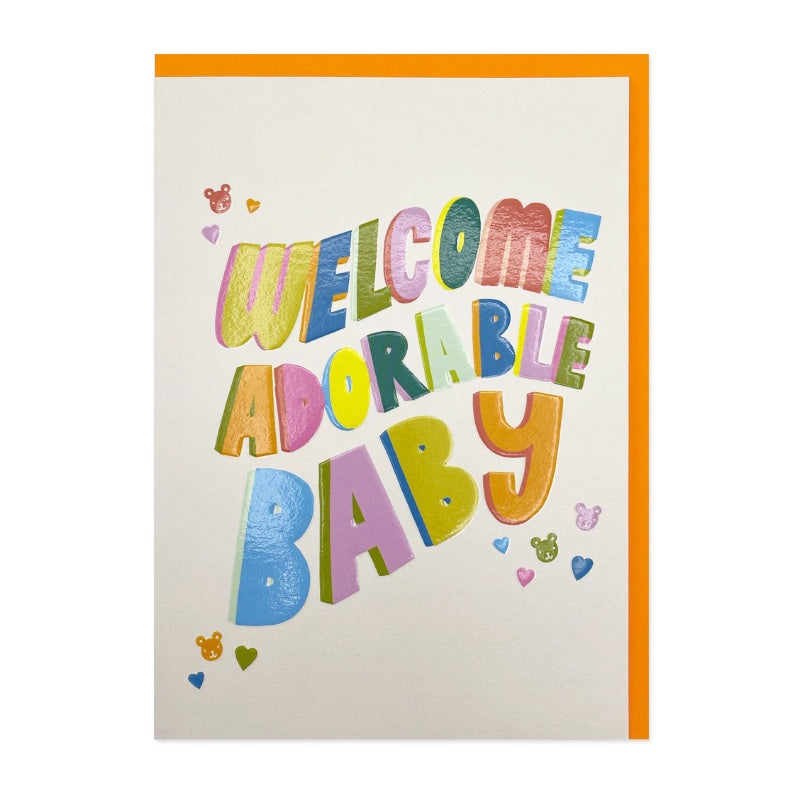 Welcome Adorable Baby Card