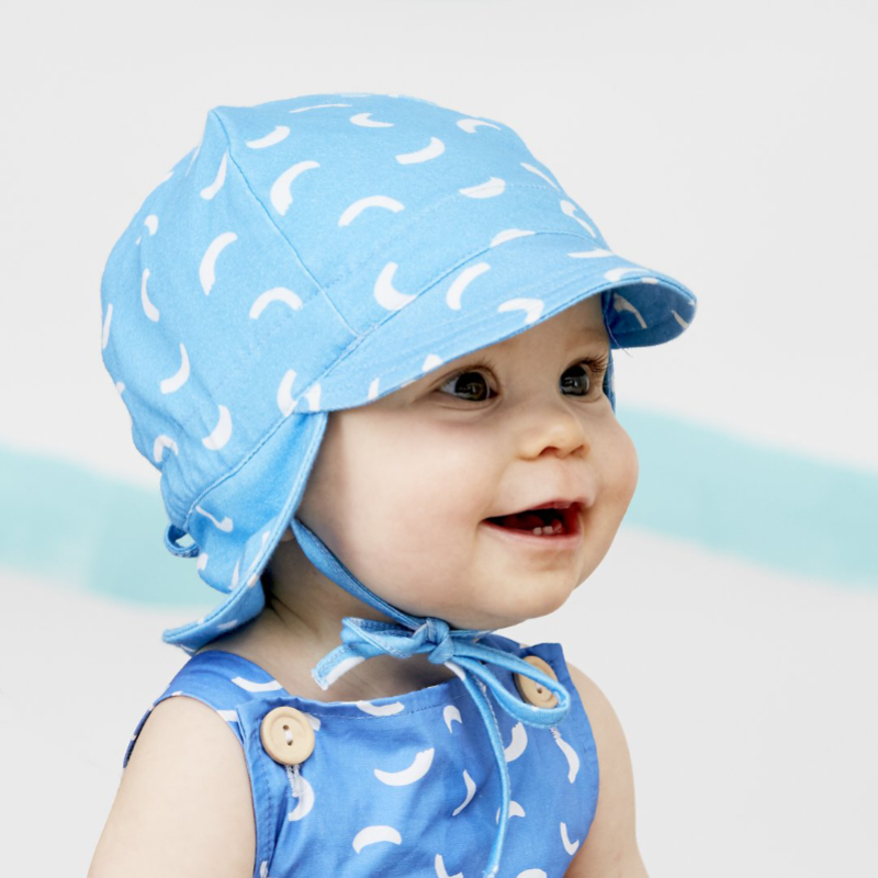 Acorn Flap Hat - Dashes