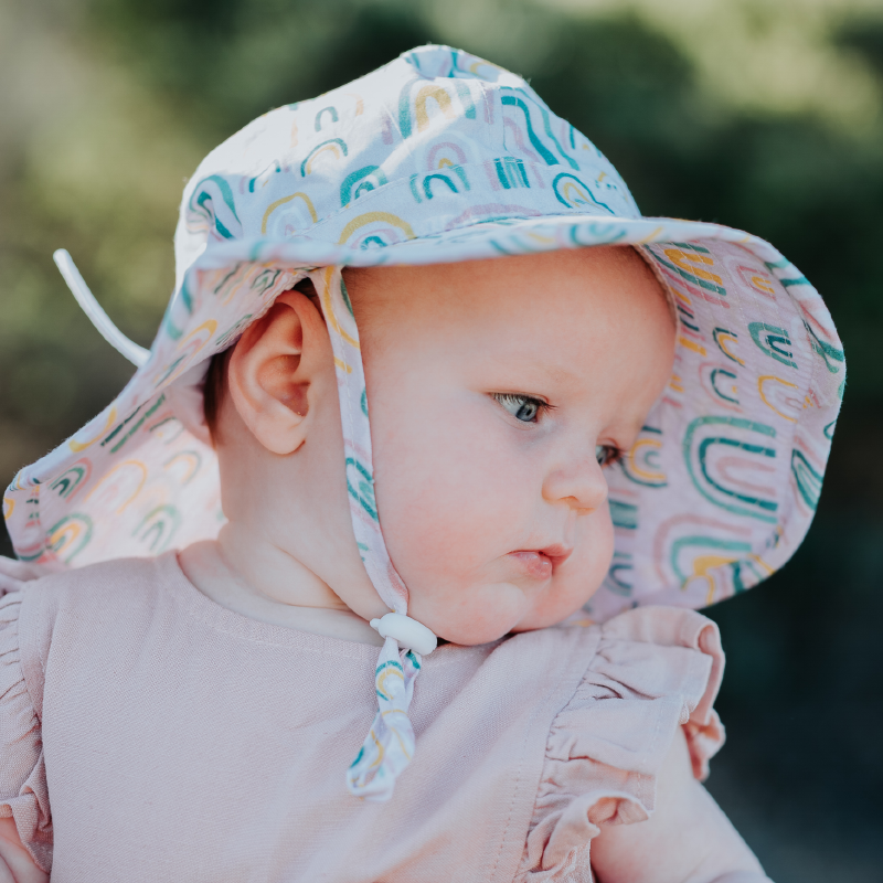 Acorn Infant Hat - Falling Rainbows