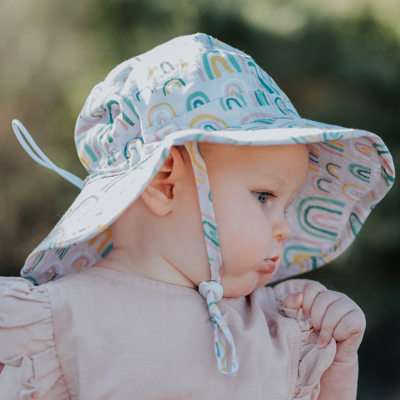Acorn Infant Hat - Falling Rainbows