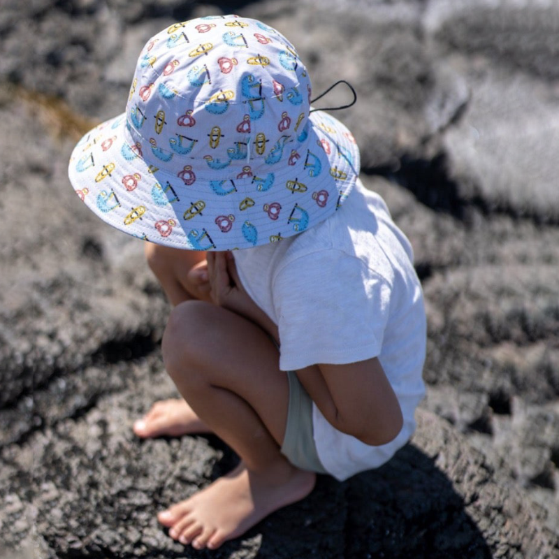 Acorn Bucket Hat - Sloths Grey/Multi