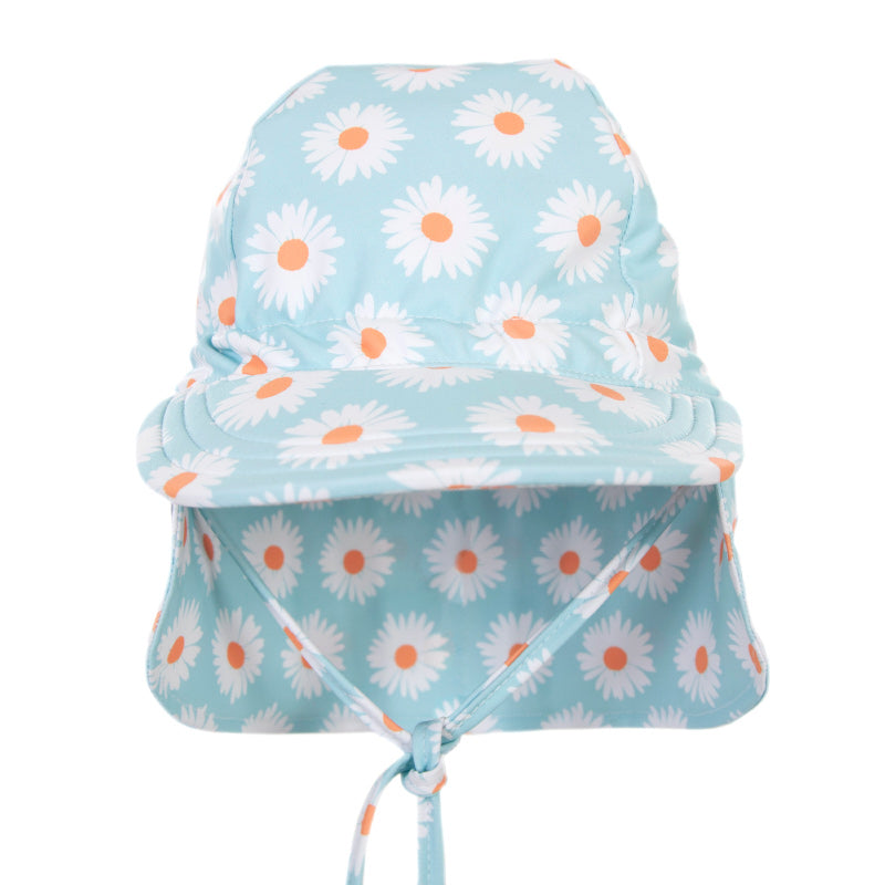 Acorn Swim Flap Cap - Daisy