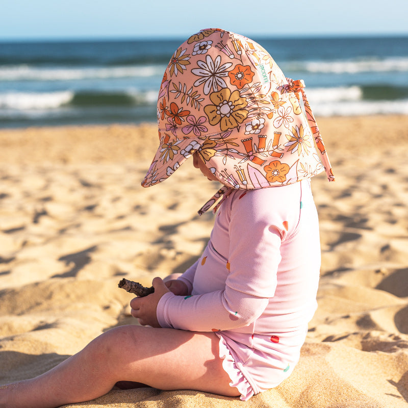 Acorn Swim Flap Cap - Betty