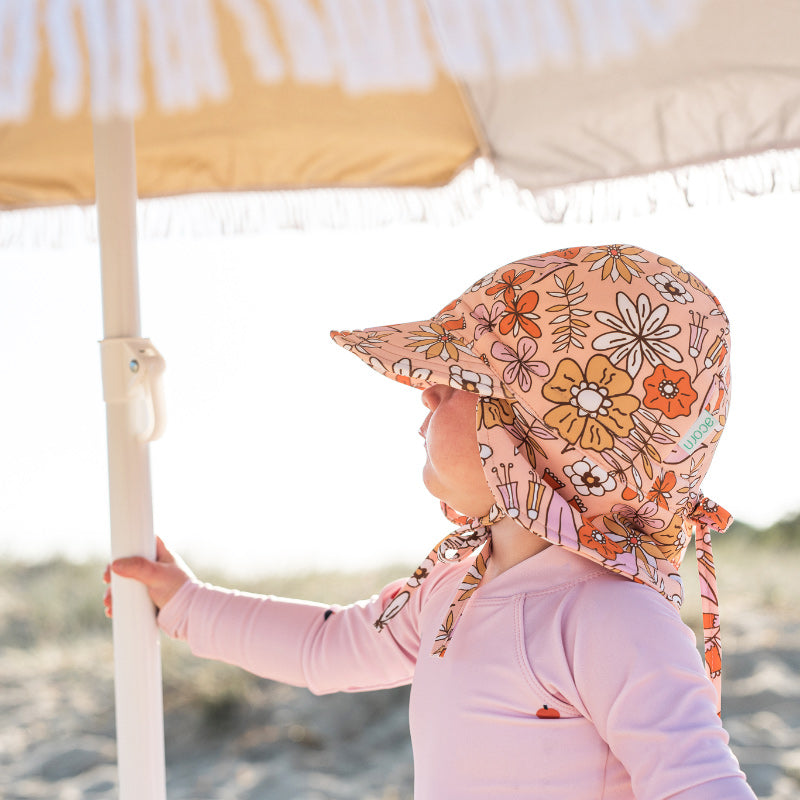 Acorn Swim Flap Cap - Betty