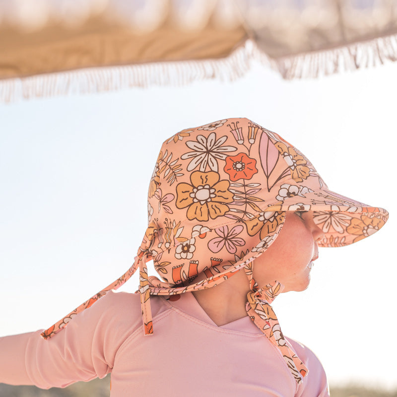 Acorn Swim Flap Cap - Betty