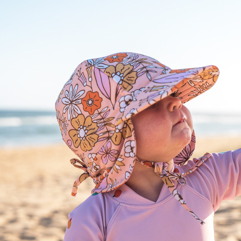 Acorn Swim Flap Cap - Betty