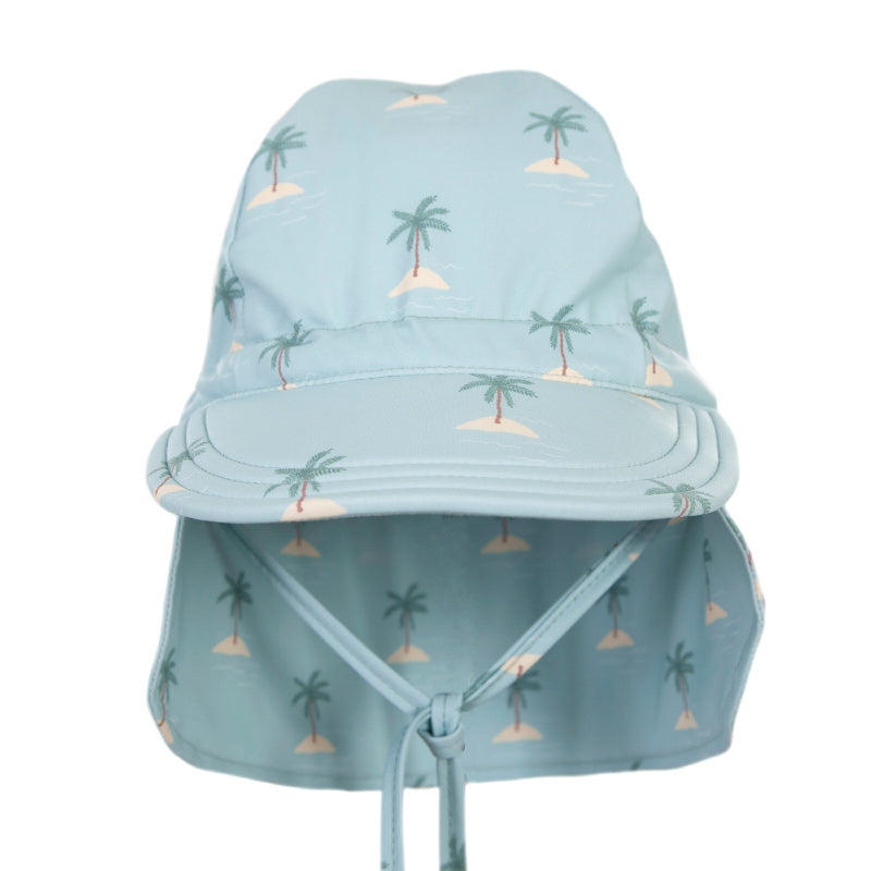 Acorn Swim Flap Cap - Island