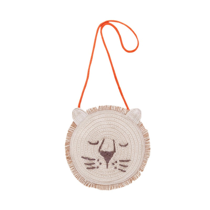 Acorn Straw Bag - Lion