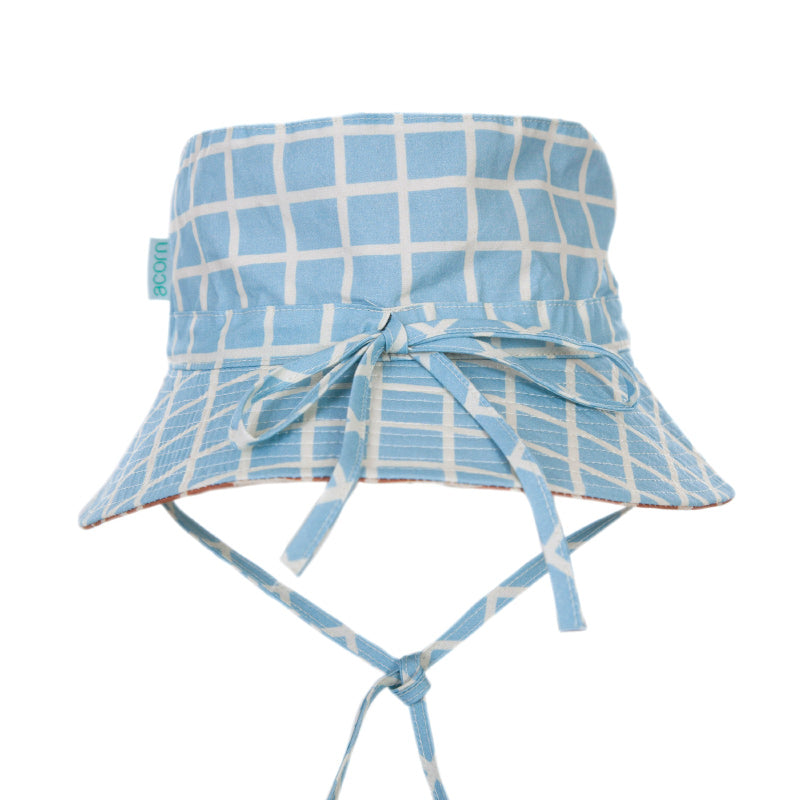 Acorn Reversible Bucket Hat - Checks Chestnut