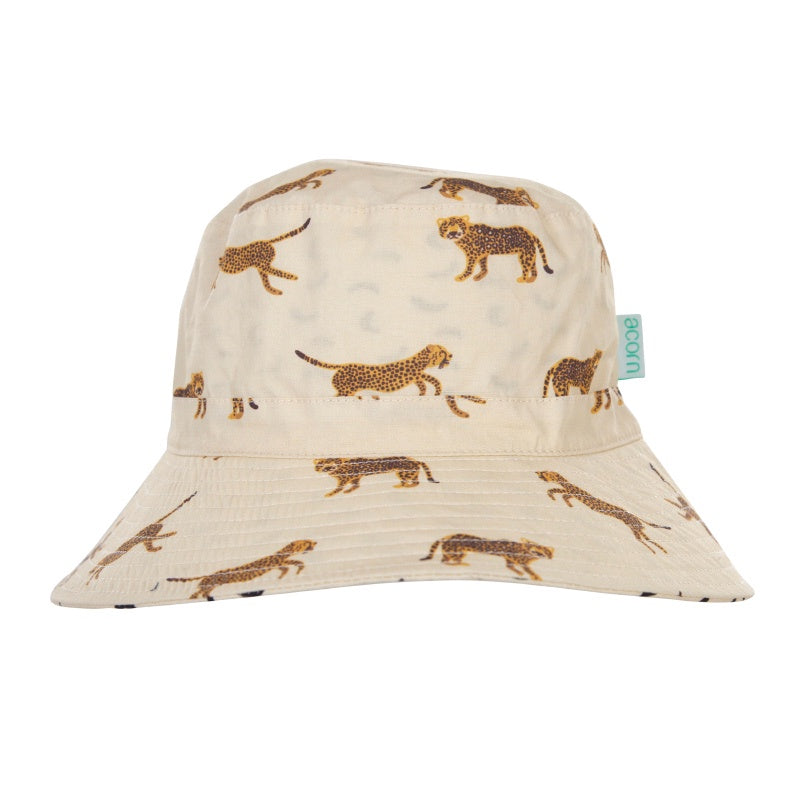 Acorn Reversible Bucket Hat - Big Cats