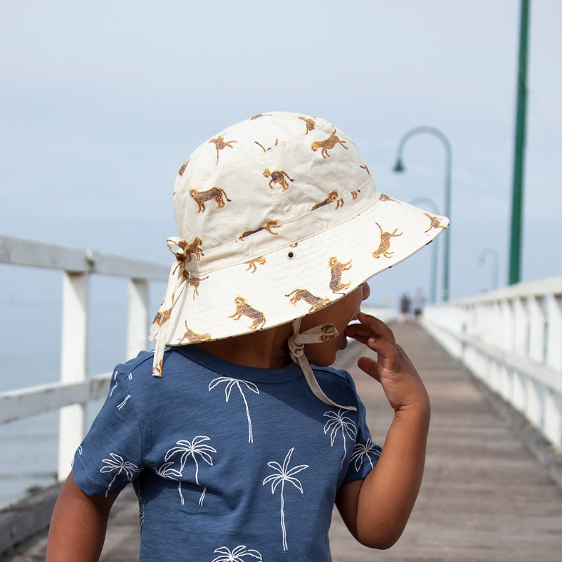 Acorn Reversible Bucket Hat - Big Cats