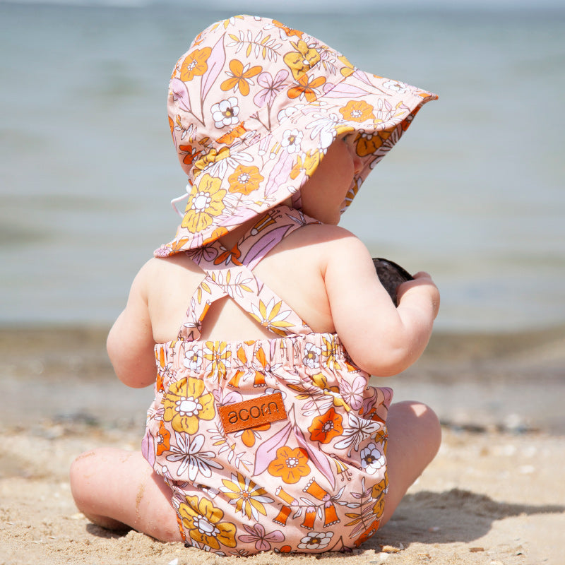 Acorn Romper - Betty Peach