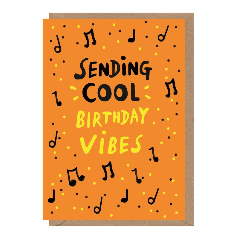 Sending Cool Birthday Vibes Card