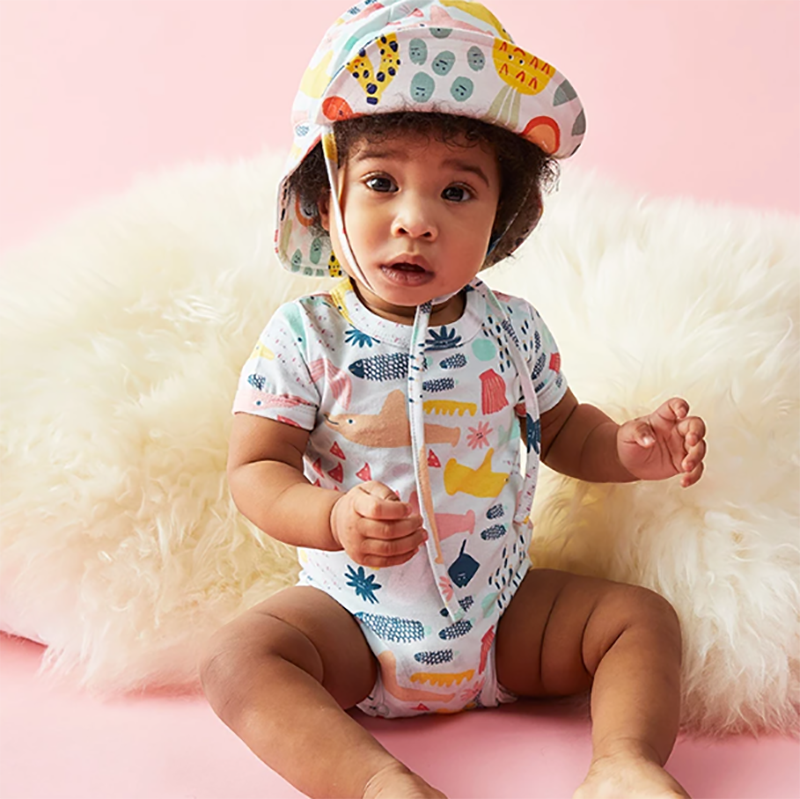 Halcyon Nights SS Bodysuit- Swim Team