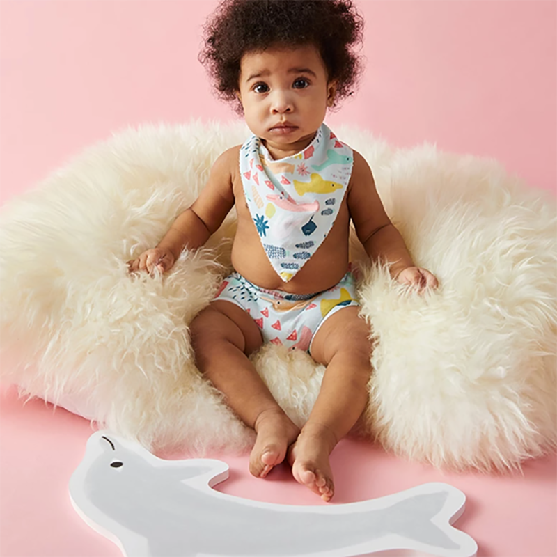 Halcyon Nights Nappy Cover - Swim Team