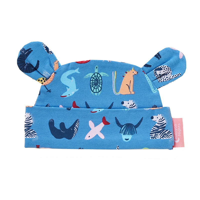 Halcyon Nights Hat - ABC Animals Twilight