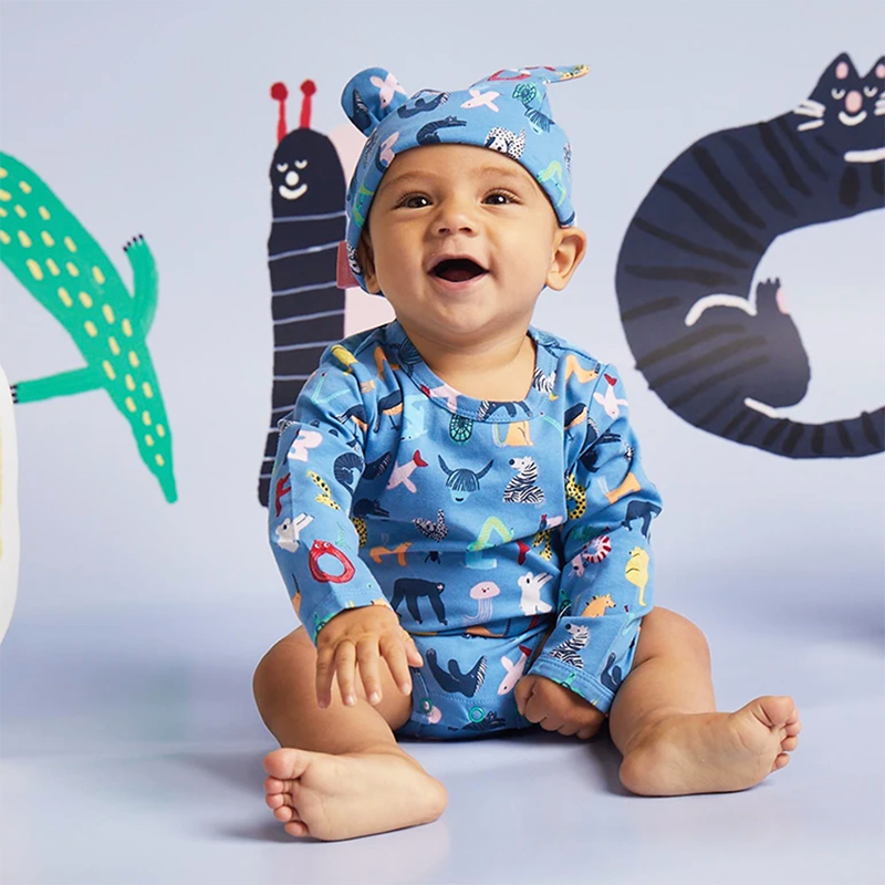 Halcyon Nights Hat - ABC Animals Twilight