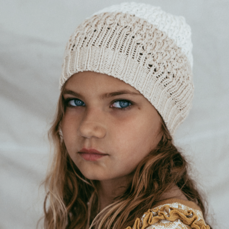 Bella & Lace Beanie - Porridge With Sugar
