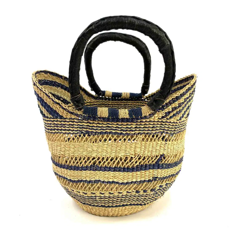 Mini Shopping Bolga Basket - Multicolour