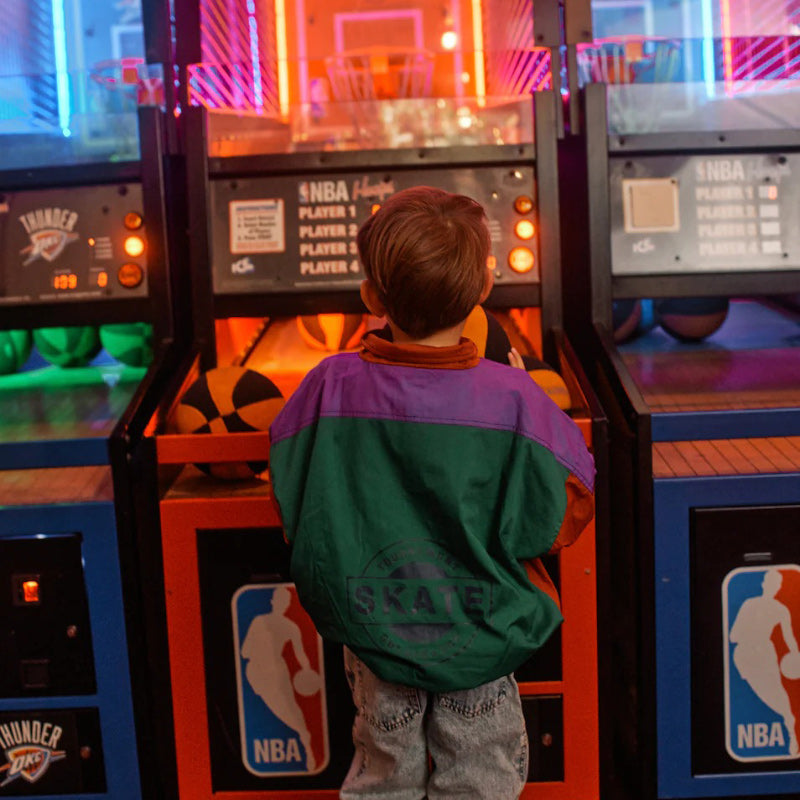 Goldie And Ace Tournament Zip Up Jacket - Red/Green