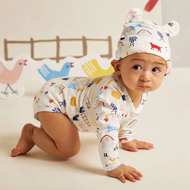 Halcyon Nights LS Bodysuit - Farm Life