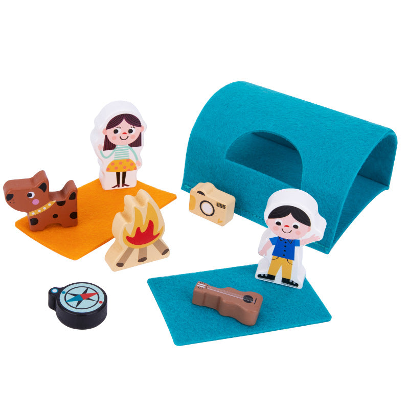 Camping RV Caravan Playset