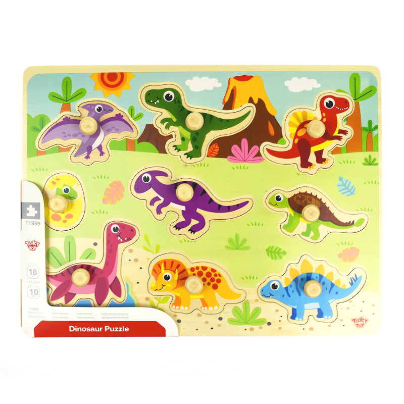 Dinosaur Peg Puzzle