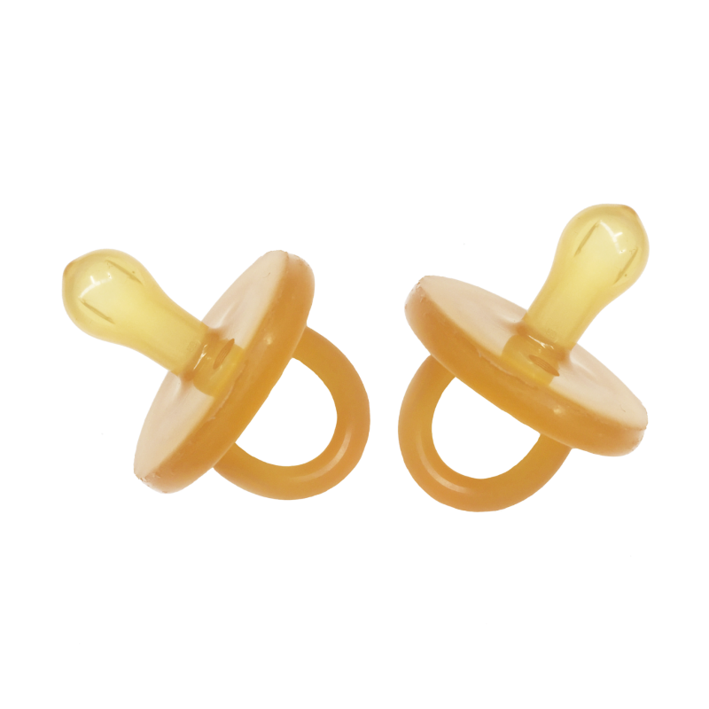 Natural Rubber Soothers Twin Pack Medium