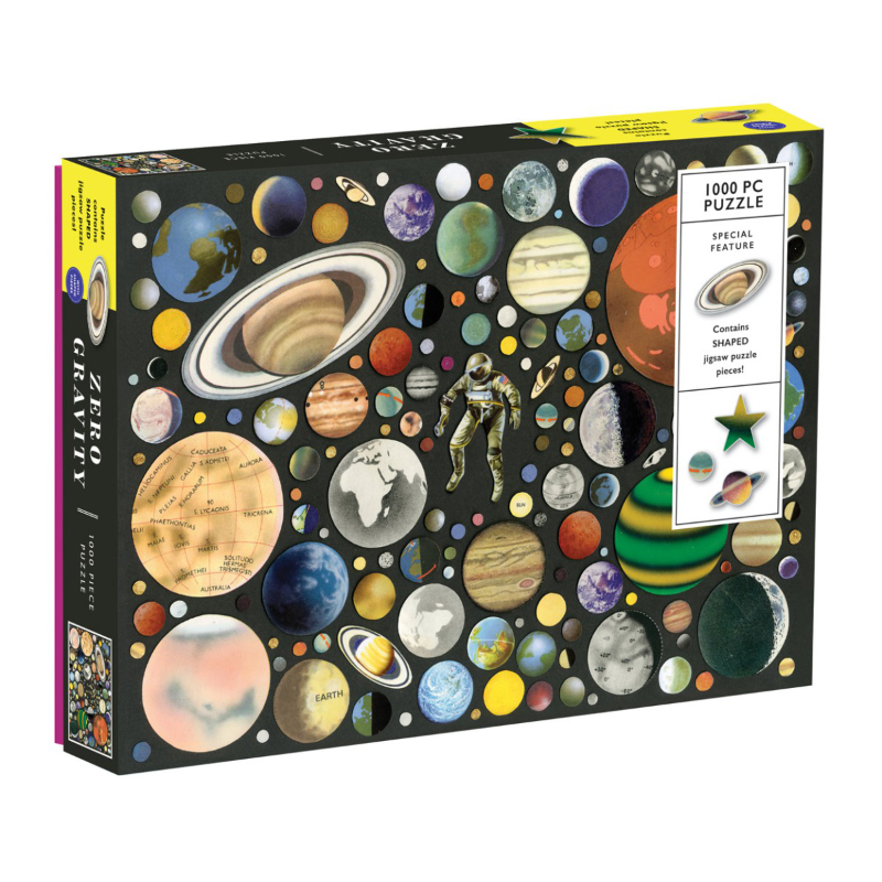 Galison 1000PC Shaped Puzzle - Zero Gravity