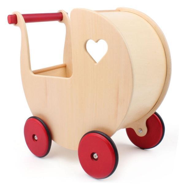 Moover Dolls Pram - Natural wood (MIN $25 postage)