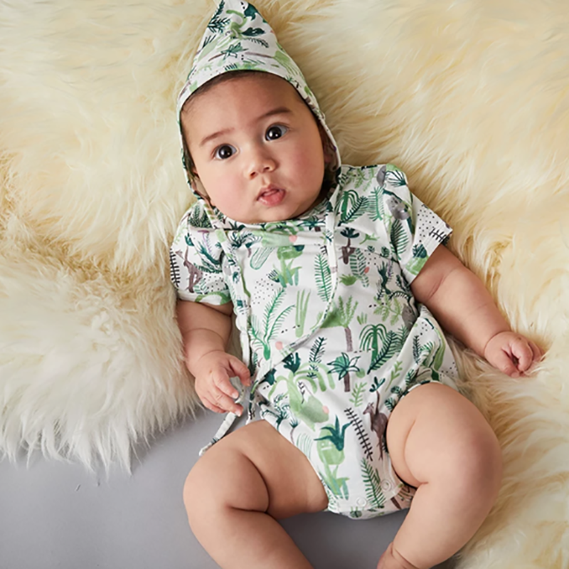 Halcyon Nights Bonnie Baby Hat - Fern Gully