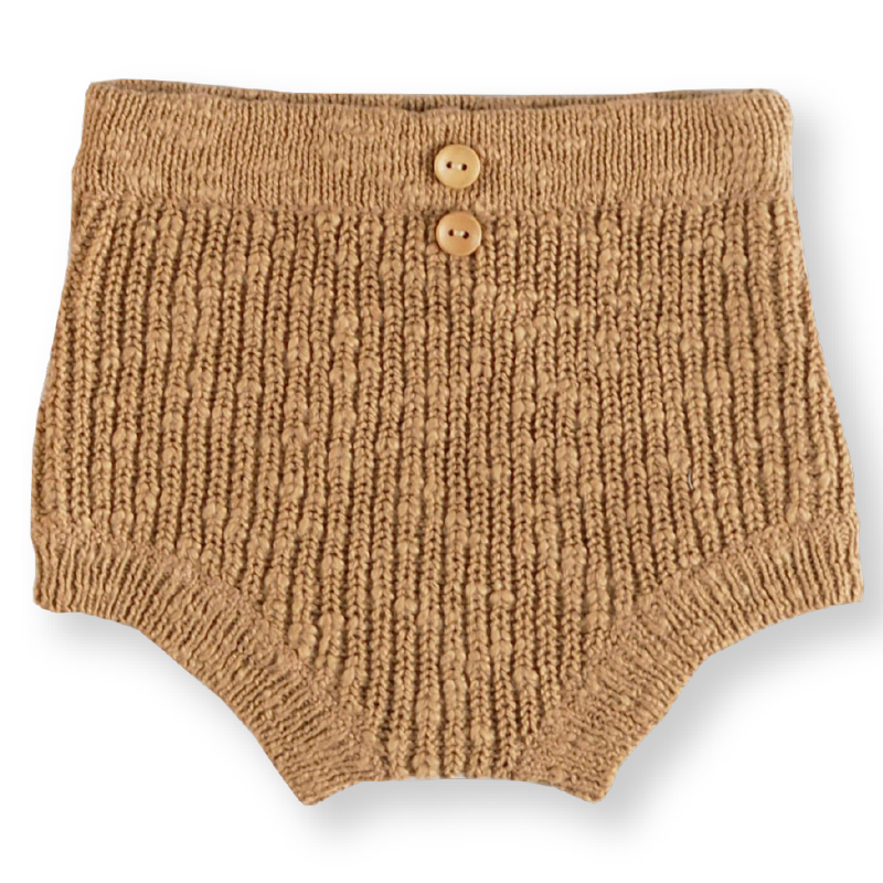 Grown Chunky Rib Bloomers - Brown