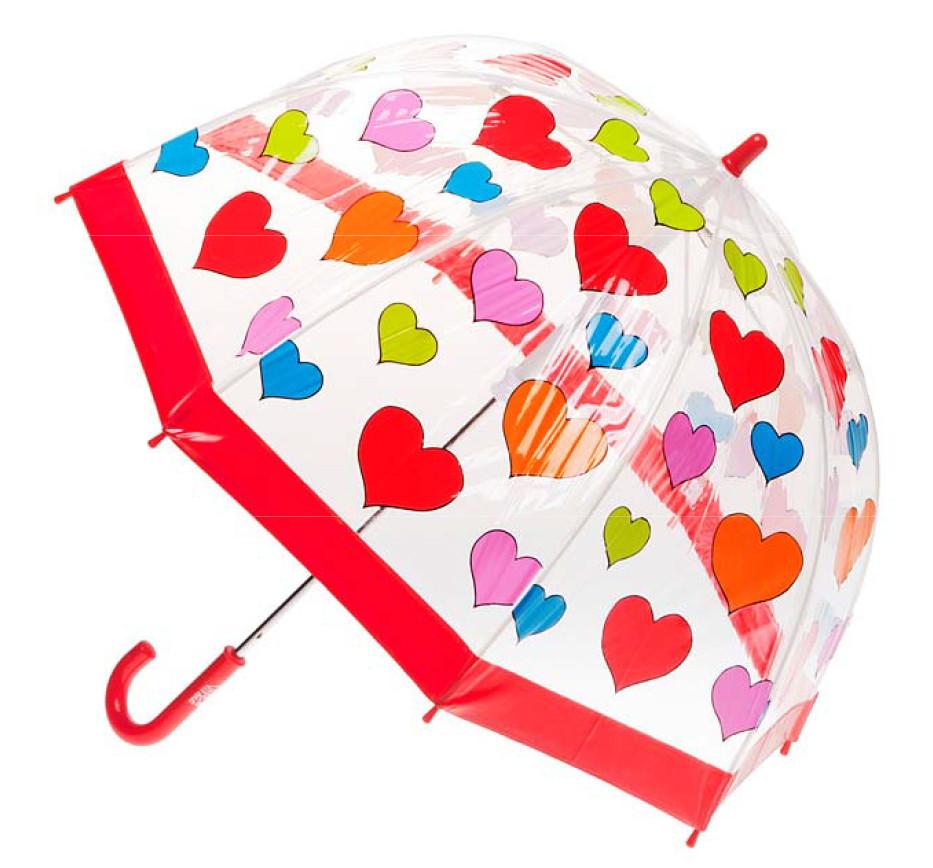 Cliftons Birdcage Umbrella - Hearts - Shorties Childrens Store