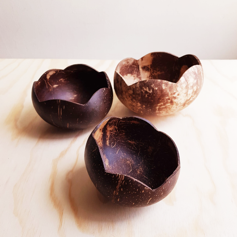 Q Toys Coconut Flower Bowls Set Of 3