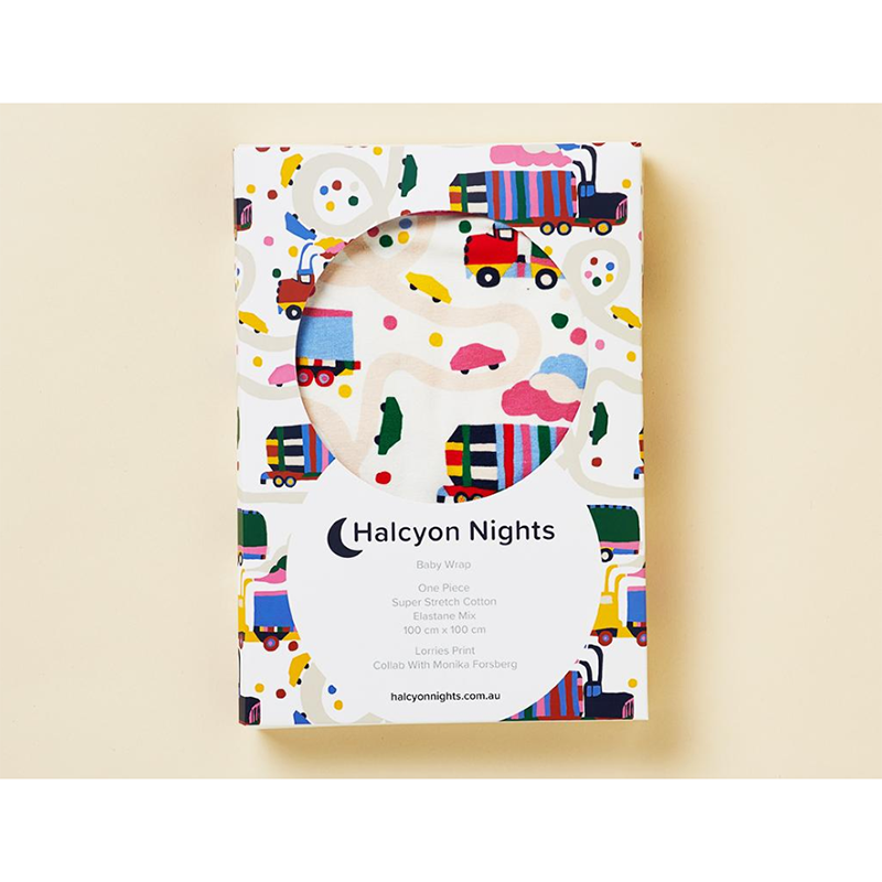 Halcyon Nights Baby Wrap - Lorries