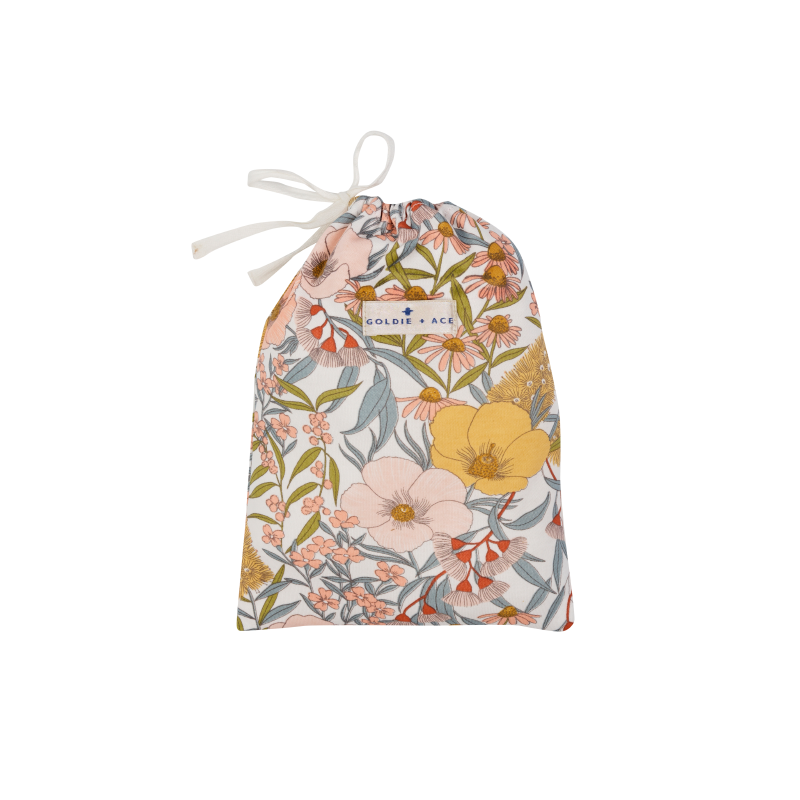 Goldie & Ace Fitted Bassinette Sheet - Golden Vintage Floral