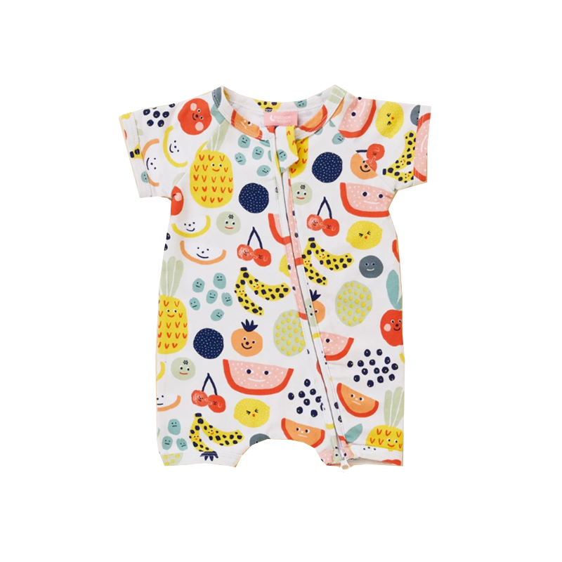 Halcyon Nights SS Zip Sleepsuit- Fruit Tingle