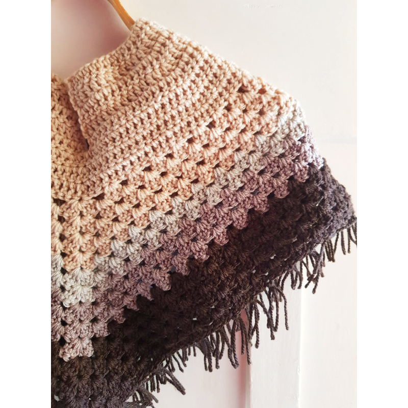 Shorties Boho Poncho C - Fits age 3-4