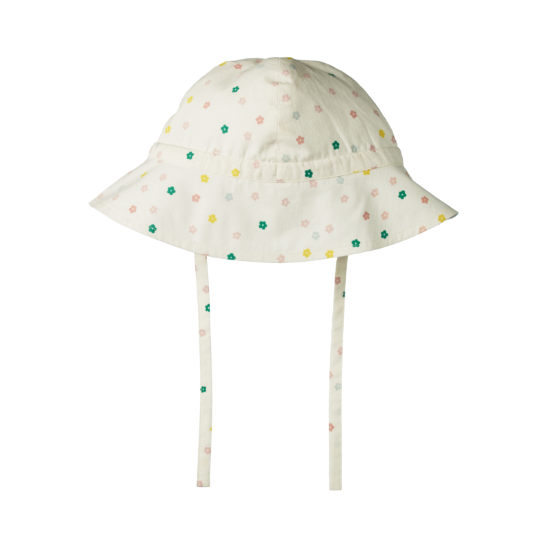 Nature Baby Poplin Hat - Flora Print