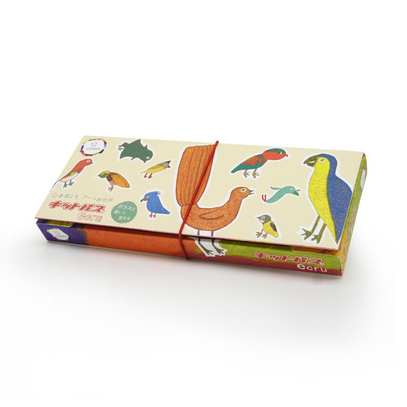 Kitpas Ercu Medium Stick Crayons 12 Colours