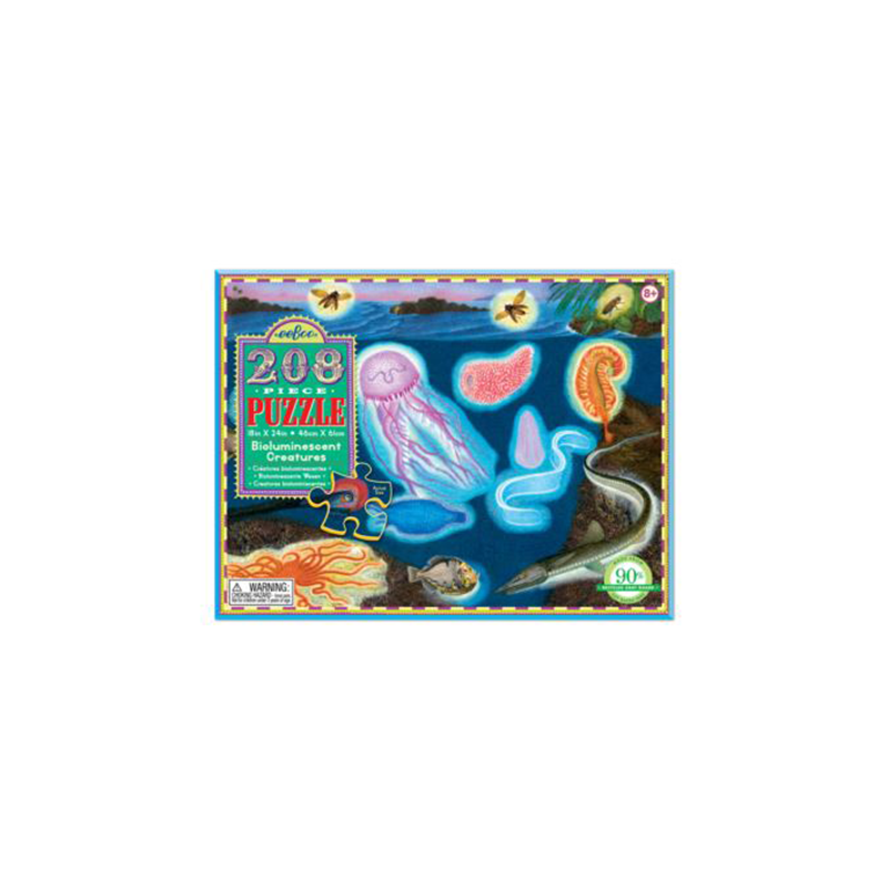 Eeboo 208 Pc Puzzle - Bioluminescent
