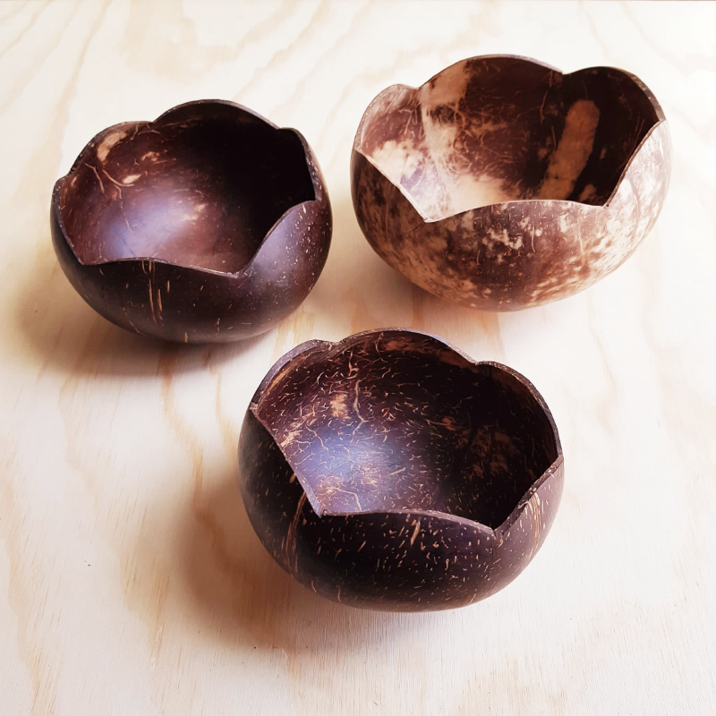 Q Toys Coconut Flower Bowls Set Of 3